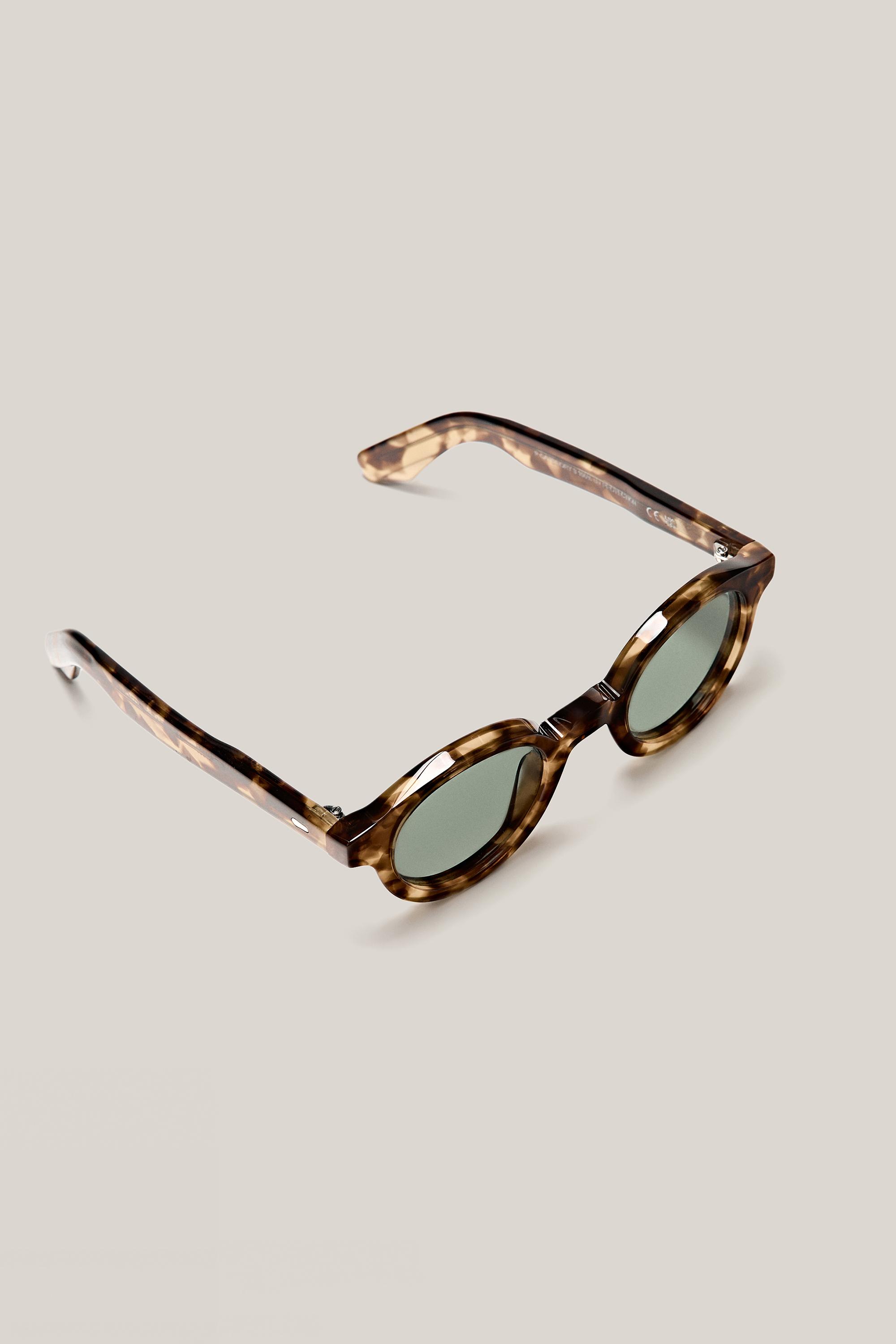 Round tortoiseshell-effect sunglasses - LIMITED EDITION